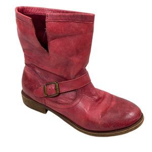 Nine West Red Ankle Boots